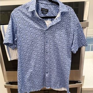 Miles Floral OoohCotton® Short-Sleeve Shirt BUGATCHI- M